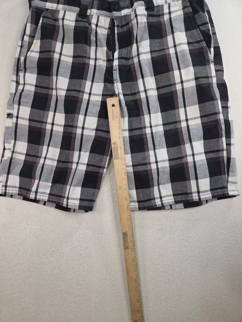 Dickies Plaid Cargo Shorts Men’s Size 34 - Picture 4 of 7